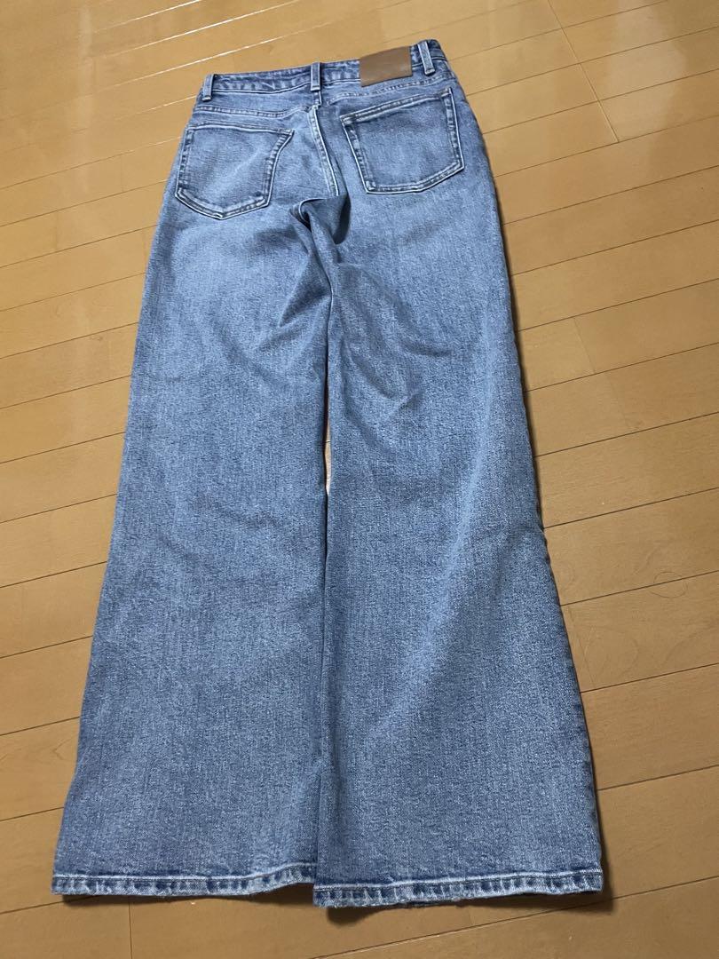 パンツ anuans wide leg denim