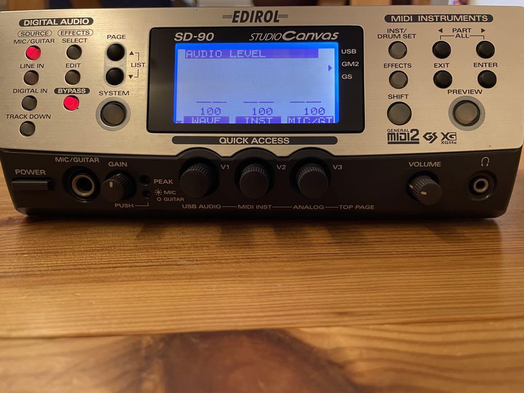 Edirol sd-90 studio canvas 音源モジュール　ローランド Jazz Funk Demo - Roland/Edirol SD-90 Studio Canvas Demo