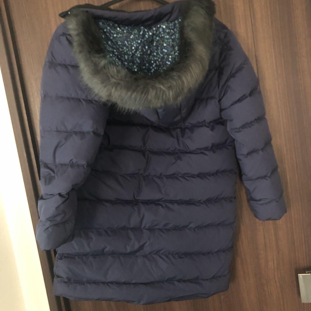正規店 グリーンレーベルリラクシング ダウンコート ネイビー 145cm xB6km-m27295569096 国産再入荷