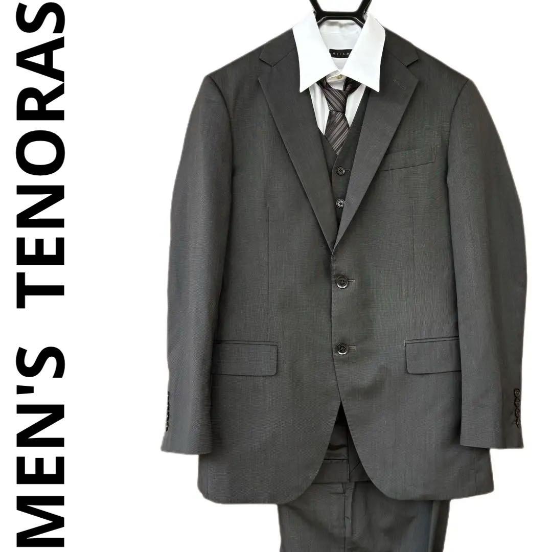 MEN'S TENORAS スリーピース　Lサイズ　ティノラス　スーツ　背抜き