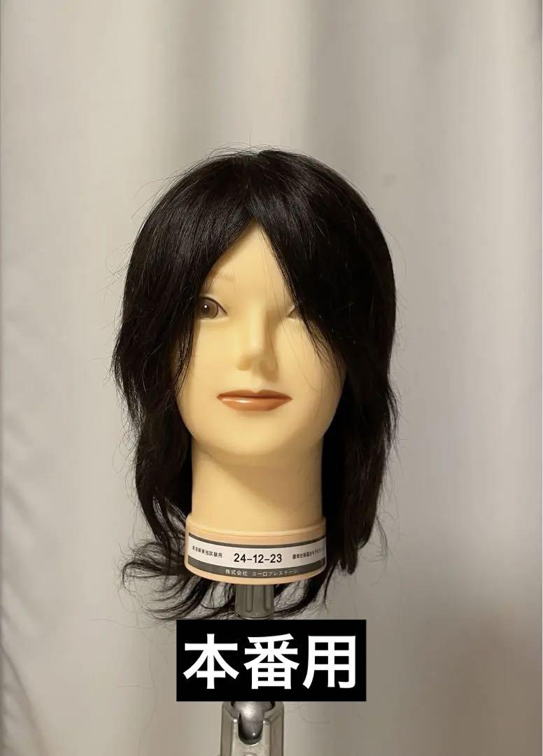 美容師国家試験カットモデルウィッグ