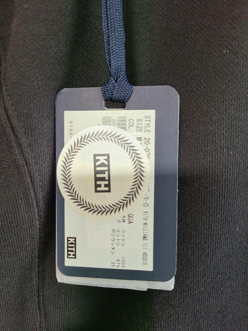 KITH WILLIAMS Ⅲ ボックスロゴ タグ付き ZpPAY-m27296280934 パーカー M フーディー 新品超歓迎