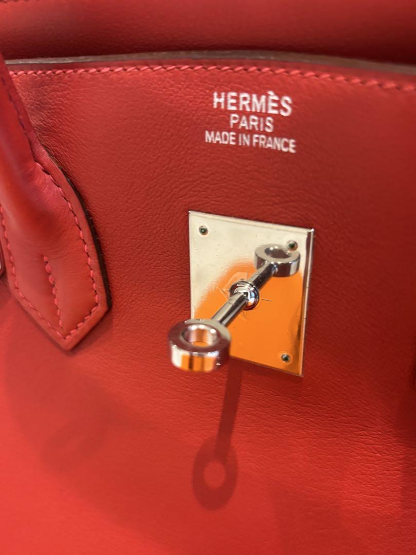 HERMÈS エルメス　バーキン35 ルージュカザック　超美品