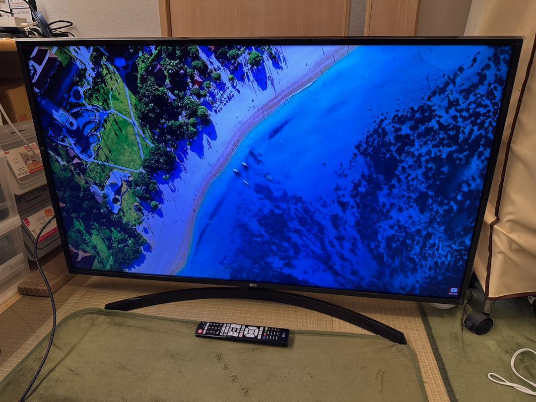 スマートテレビ!LG　49UK6300PJF　49型　4K対応　超美品！