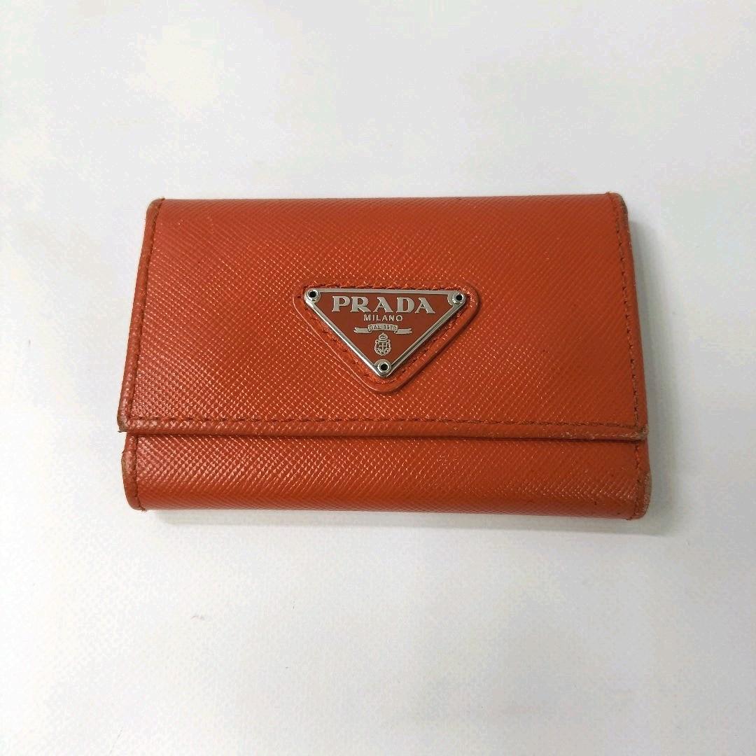 PRADA(プラダ) サフィアーノ レザー 6連キーケース KK706