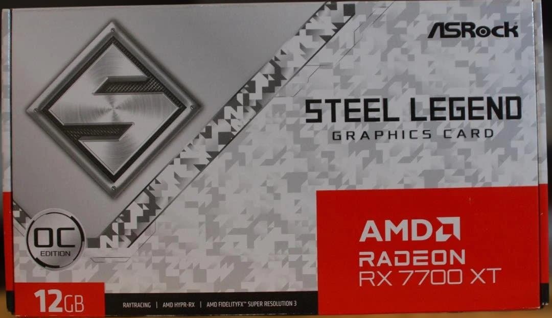 Radeon RX 7700 XT Steel Legend 12GB OCASRock