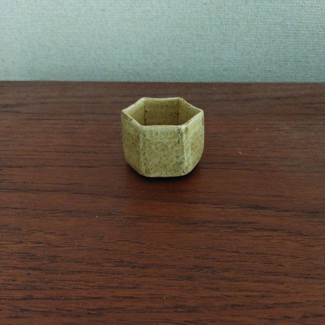 時代　六角盃　(唐津、李朝、丹波、古伊万里)
