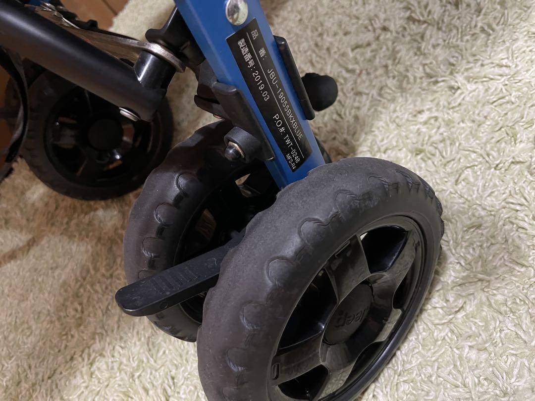 美品　jeep ジープ　ベビーカー　セーフティーバー付き　スティックベビーカー