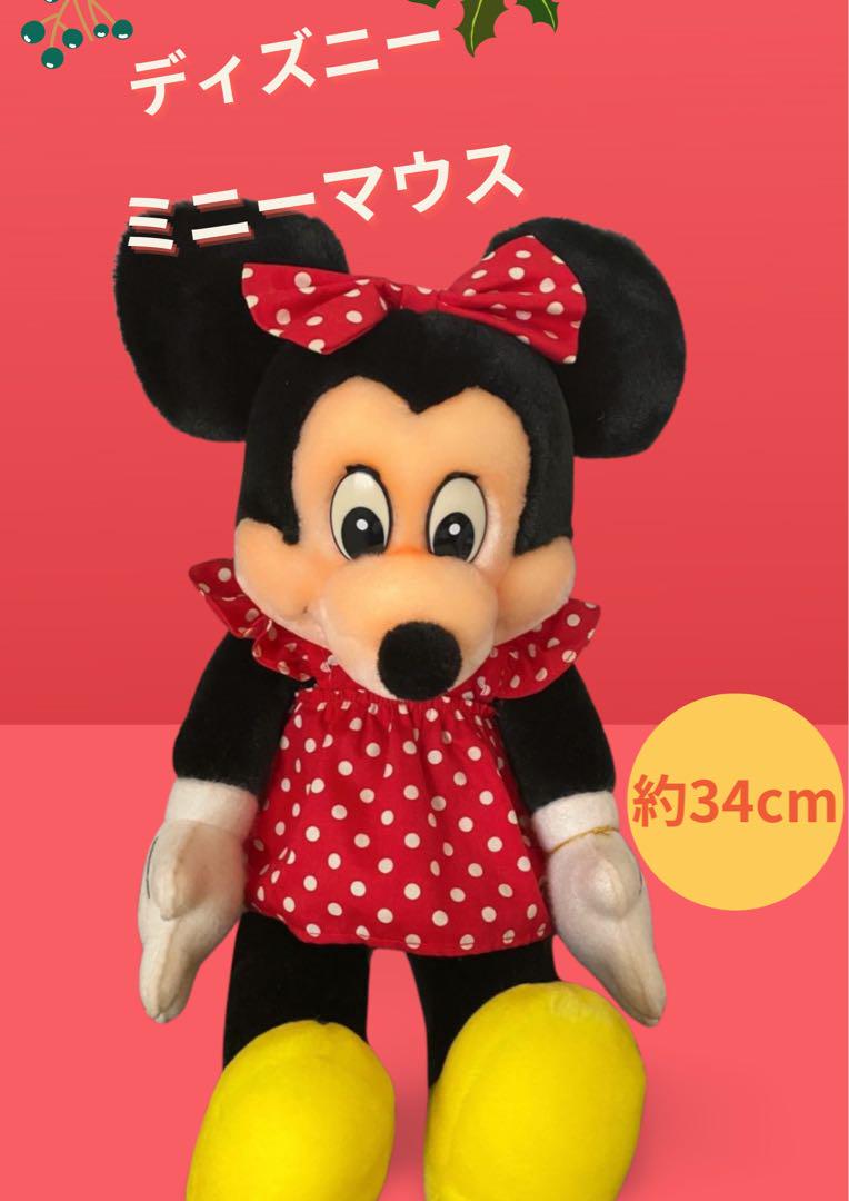 Amazon.co.jp: ディズニー ミニーマウス ぬいぐるみ - レッド