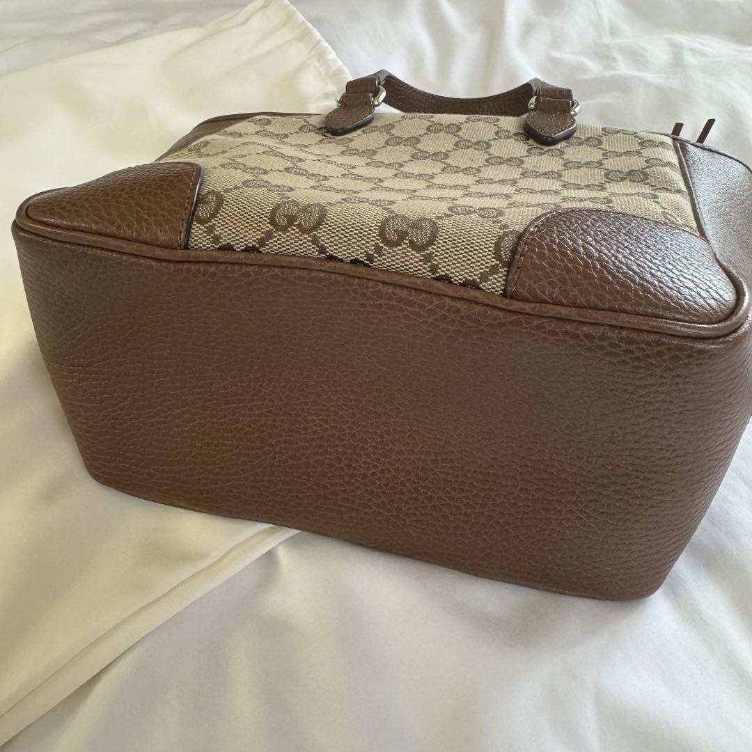 GUCCI グッチ2way GGキャンバス レザー ハンドバッグ
