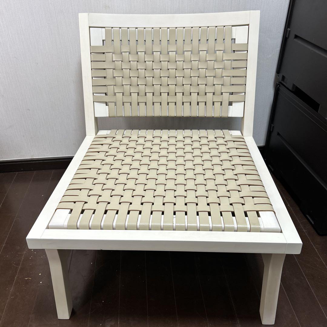 良品 Cassina ixc. CACTO ラウンジチェア ベージュ レザー