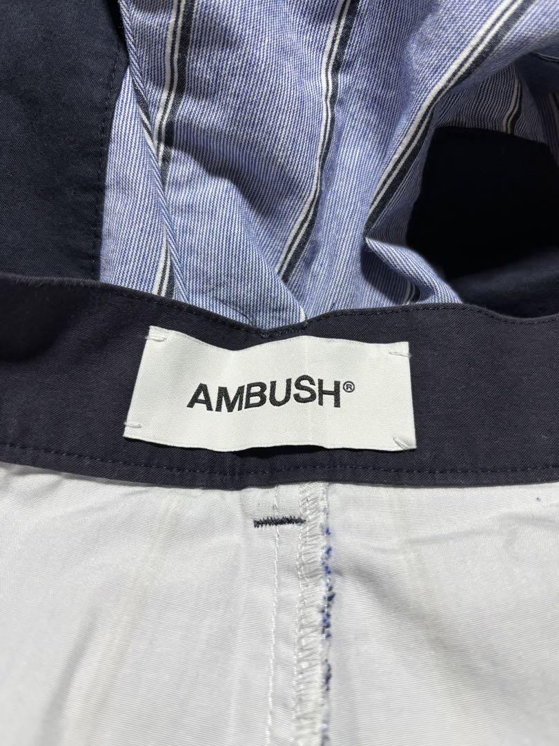 【美品】AMBUSH ストライプショートパンツ