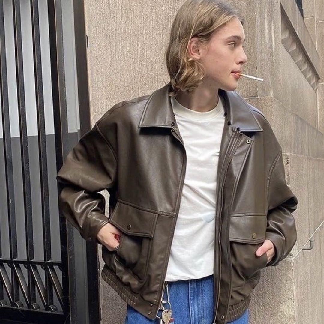【archive】90s sheepleather A-2 短丈Bomber