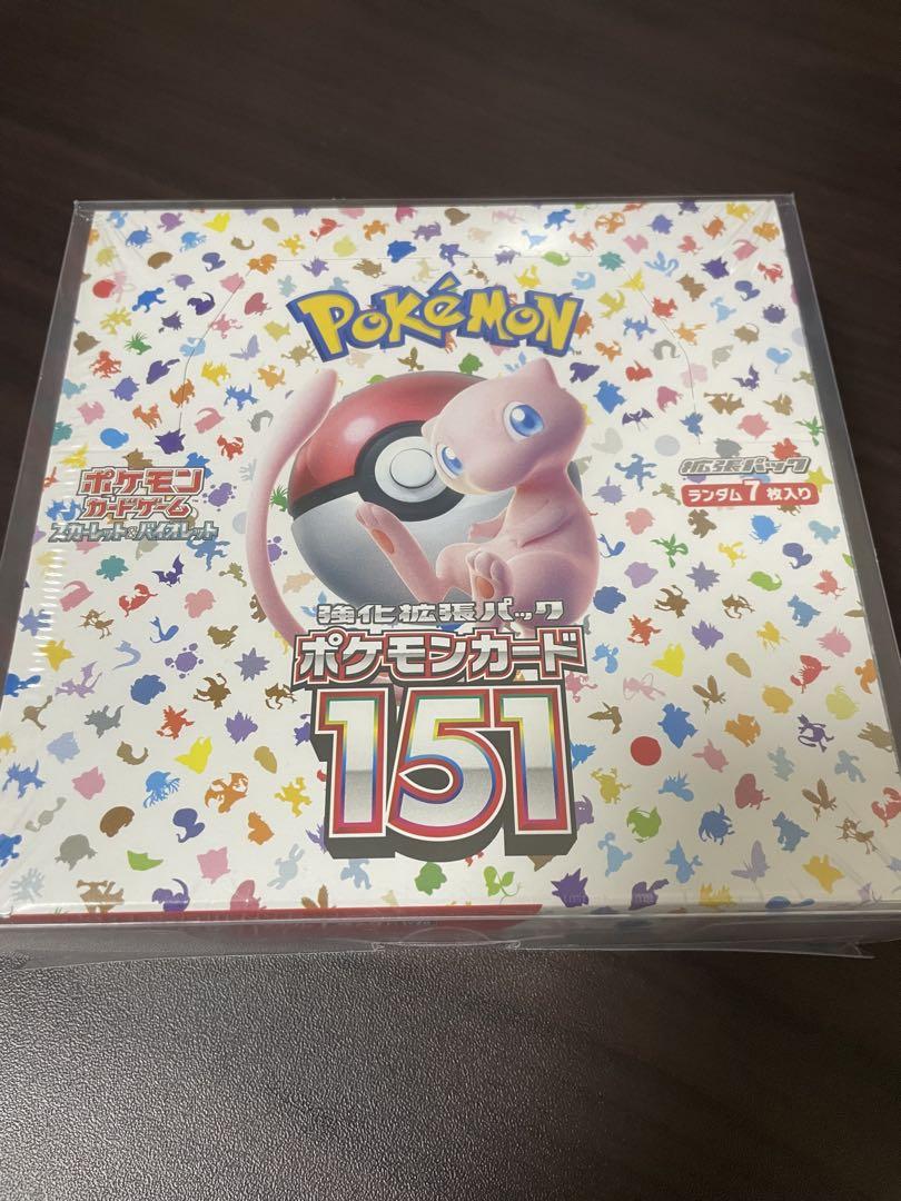 ポケモンカード 151 box シュリンク付き未開封