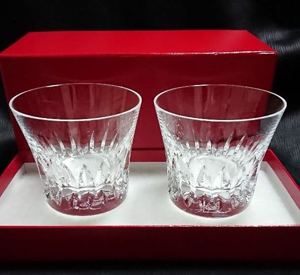 新品✨バカラ「ローザ 2015 年号刻印有り」ペア タンブラー ロック