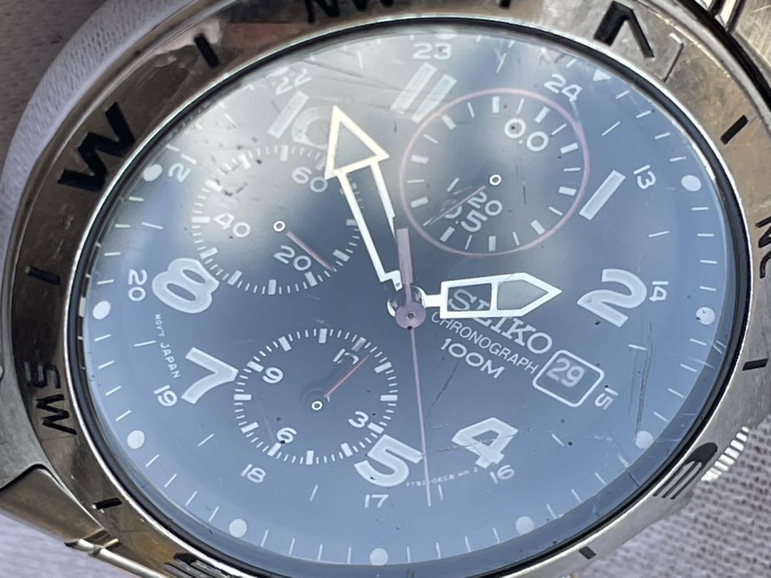 時計 SEIKO CHRONOGRAPH 7T92-0DX0 QUARTZ