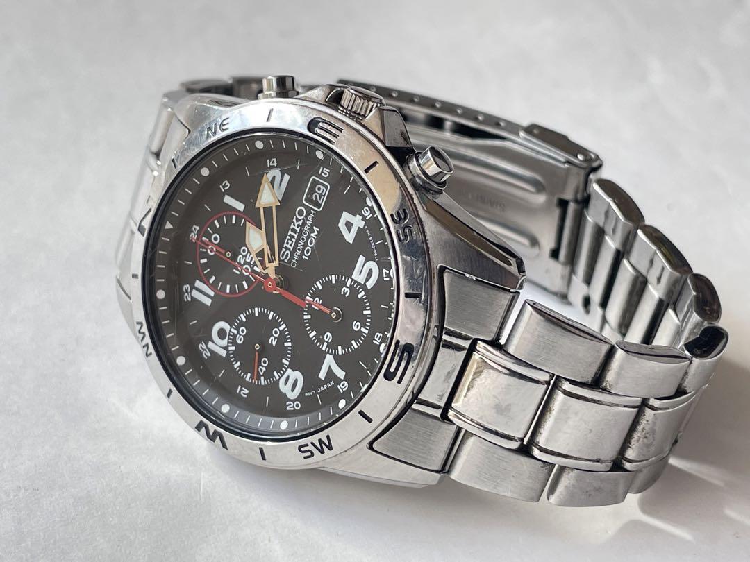 時計 SEIKO CHRONOGRAPH 7T92-0DX0 QUARTZ