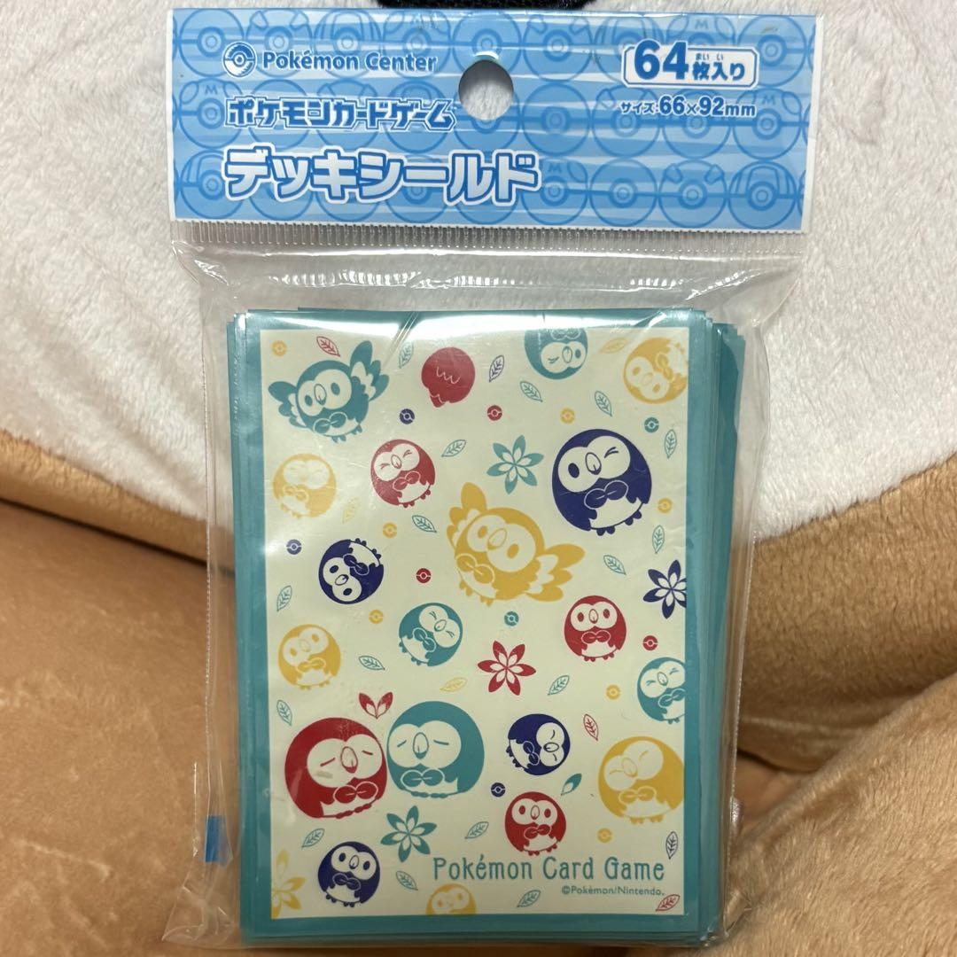 ポケカ　デッキシールド　和柄　モクロー　未開封品 ポケカ デッキシールド 和柄 モクロー 未開封品 - メルカリ