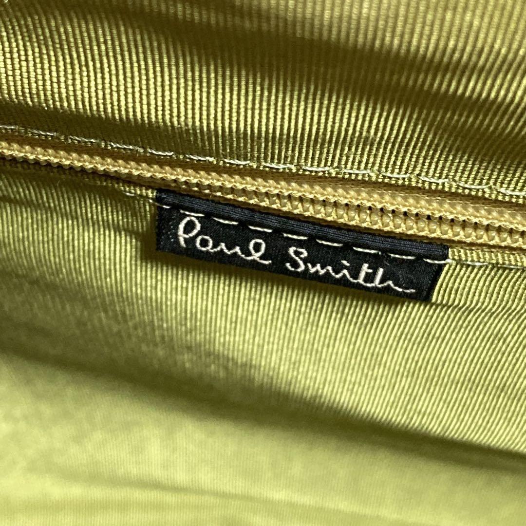 【美品】PaulSmith ポールスミス　ビジネスバック　ナイロン　レザー