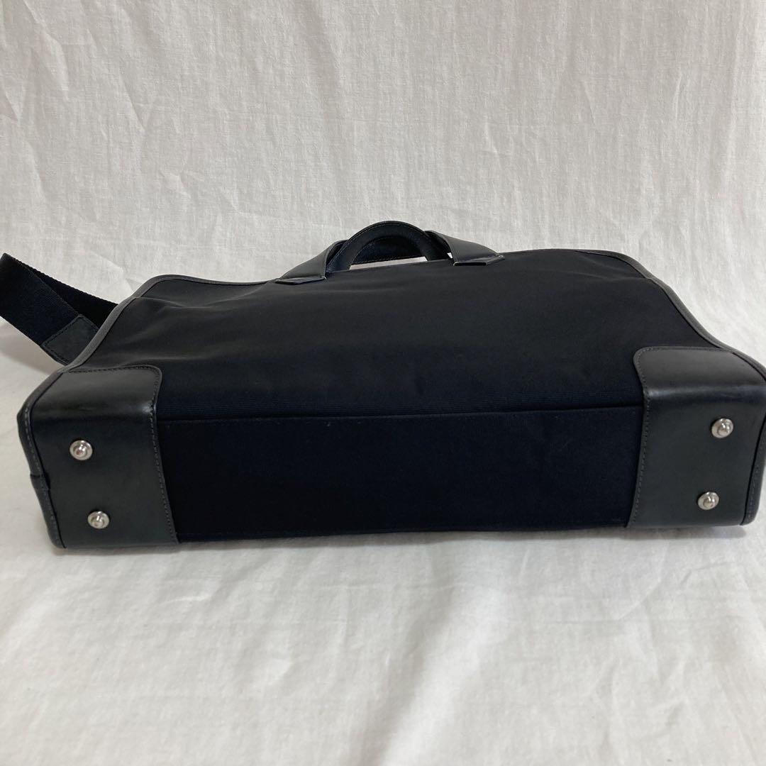 【美品】PaulSmith ポールスミス　ビジネスバック　ナイロン　レザー