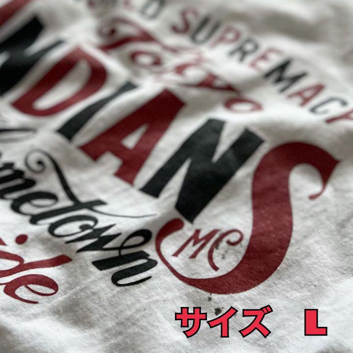 東京インディアンズ tokyo indians ロンT サイズL