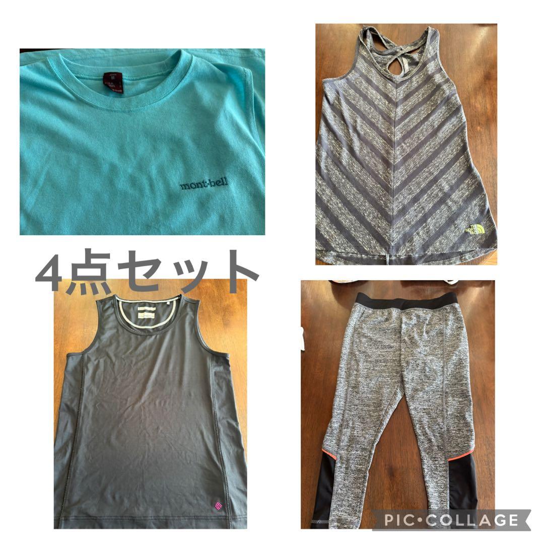 THE NORTH FACE他フィットネスジムウェアー4点set