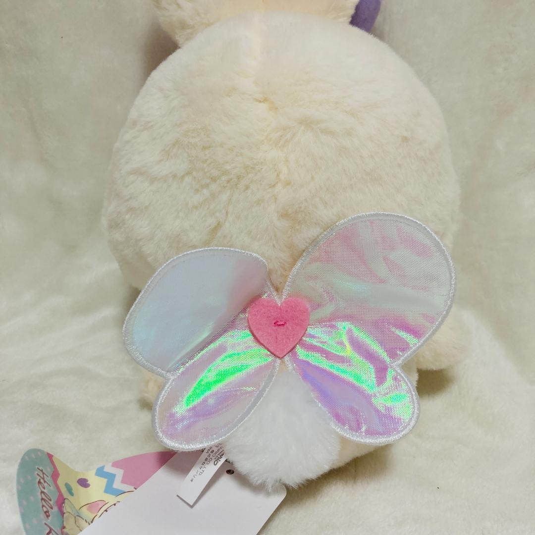 【希少】ハローキティ イースター うさぎ ぬいぐるみ★天使の羽 ホワイト 【希少】ハローキティ イースター うさぎ ぬいぐるみ★天使の羽 ホワイト