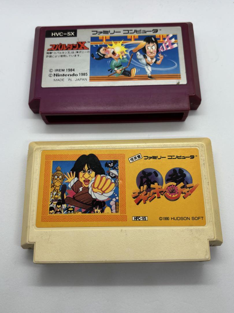 ファミコンソフトセット 箱説なし スパルタンX＆ジャッキー