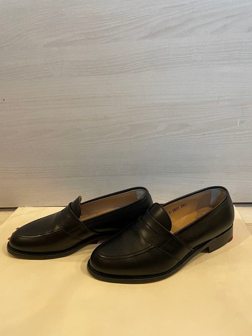 スコッチグレイン ローファー ブラック24.5cm SCOTCH GRAIN