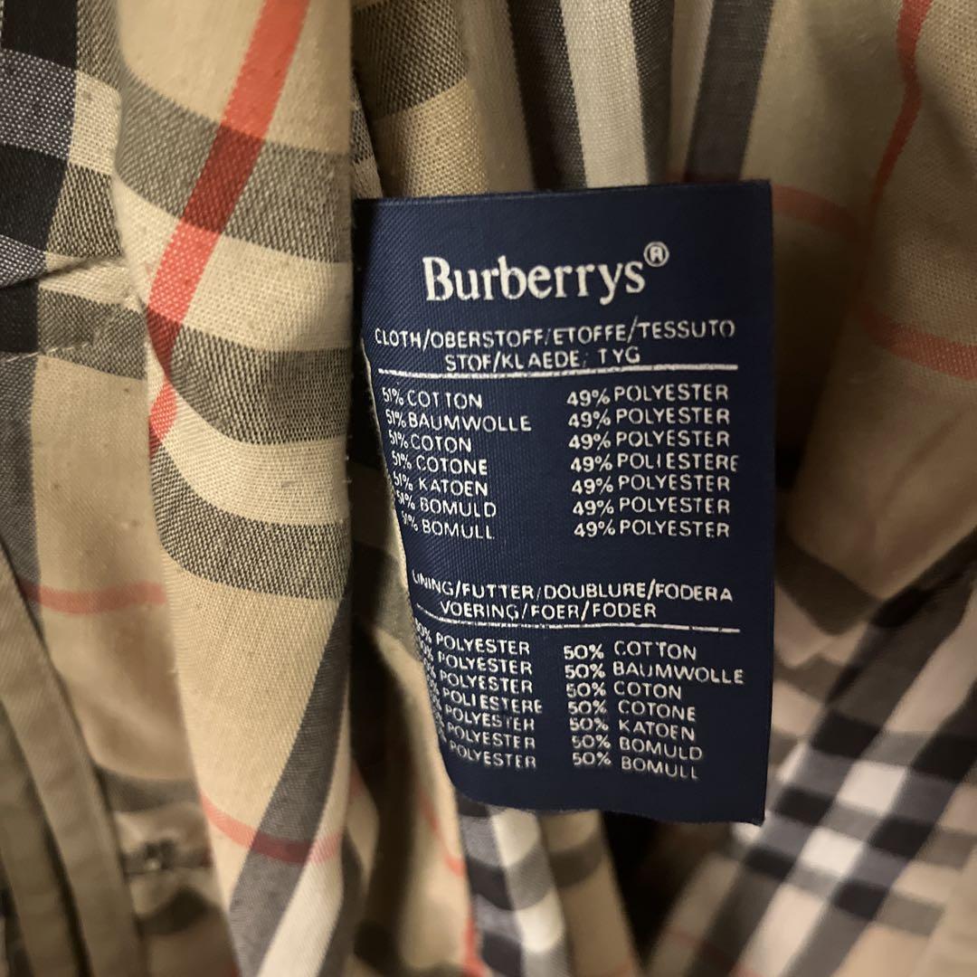 【Burberry’s】 バーバリー　トレンチコート　ヴィンテージ英国製