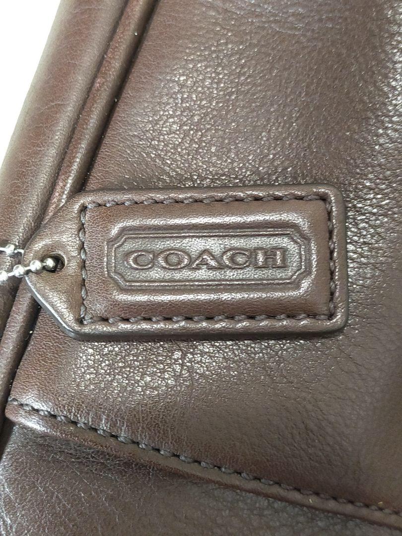 【良品】COACH コーチ  ビジネスバッグ ブリーフケース　オールカウレザー