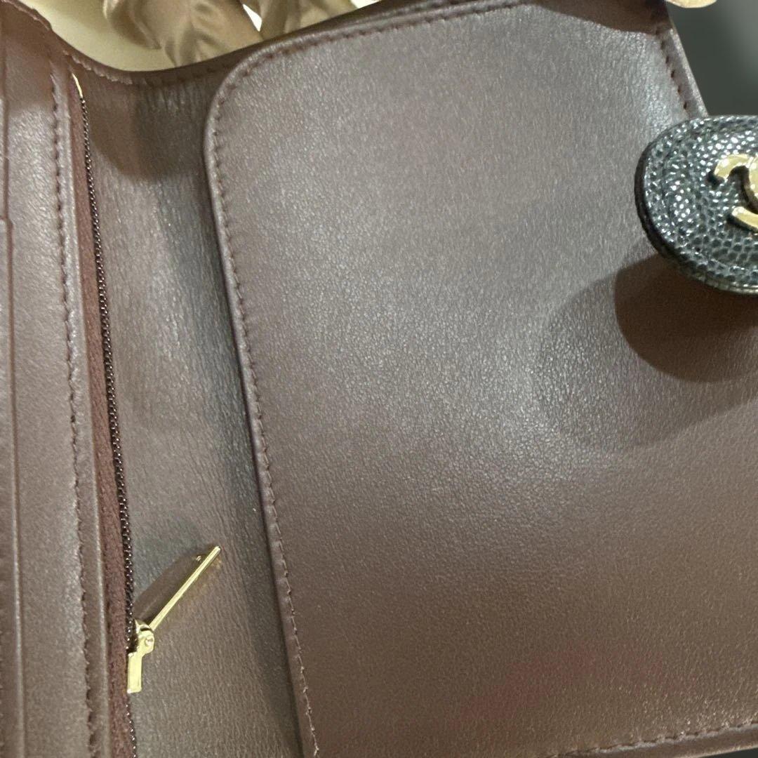 CHANEL ウォレット型★パスポートケース★ブラック★キャビア(新品未使用) CHANEL ウォレット型★パスポートケース★ブラック★キャビア(新品未使用)