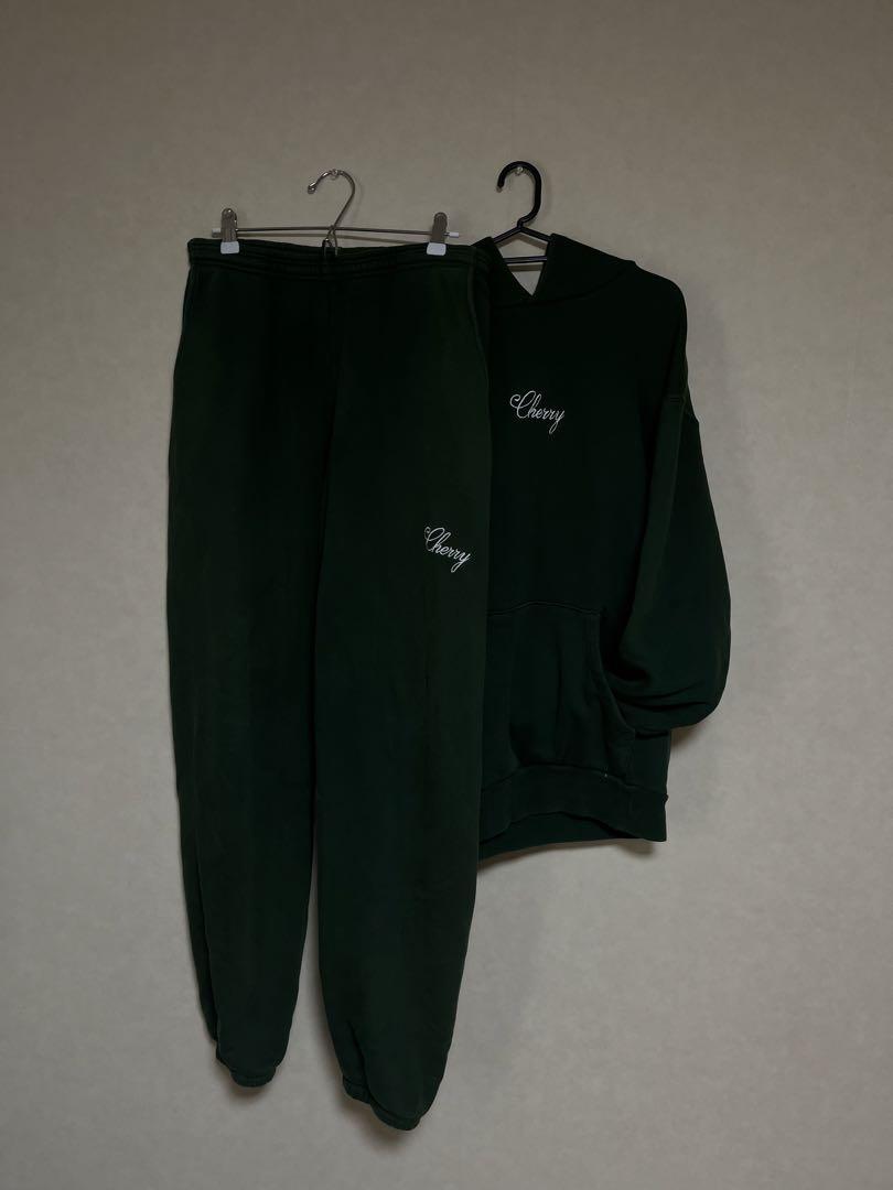 <日本未発売>Cherry LosAngeles スウェットセットアップ 緑 画像2
