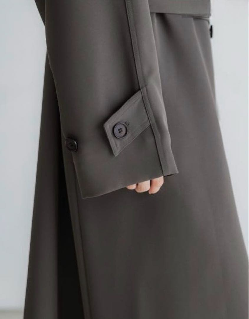 新品未使用　クルーレ　crewre ドレープステンカラーコート