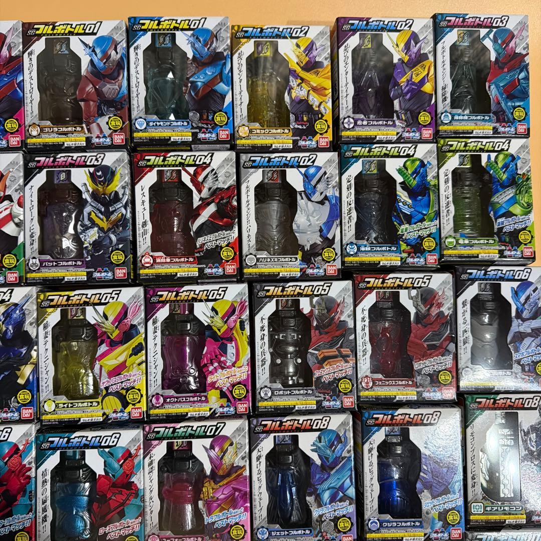 新品未開封仮面ライダービルドSGフルボトル35個セット 新品未開封仮面ライダービルドSGフルボトル35個セット