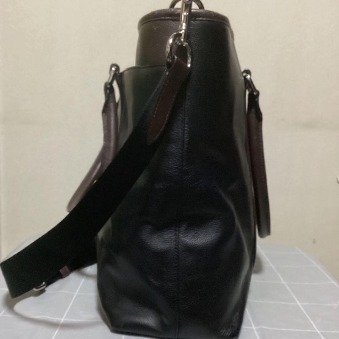 値下げ COACH コーチ2WAY ショルダービジネスバック