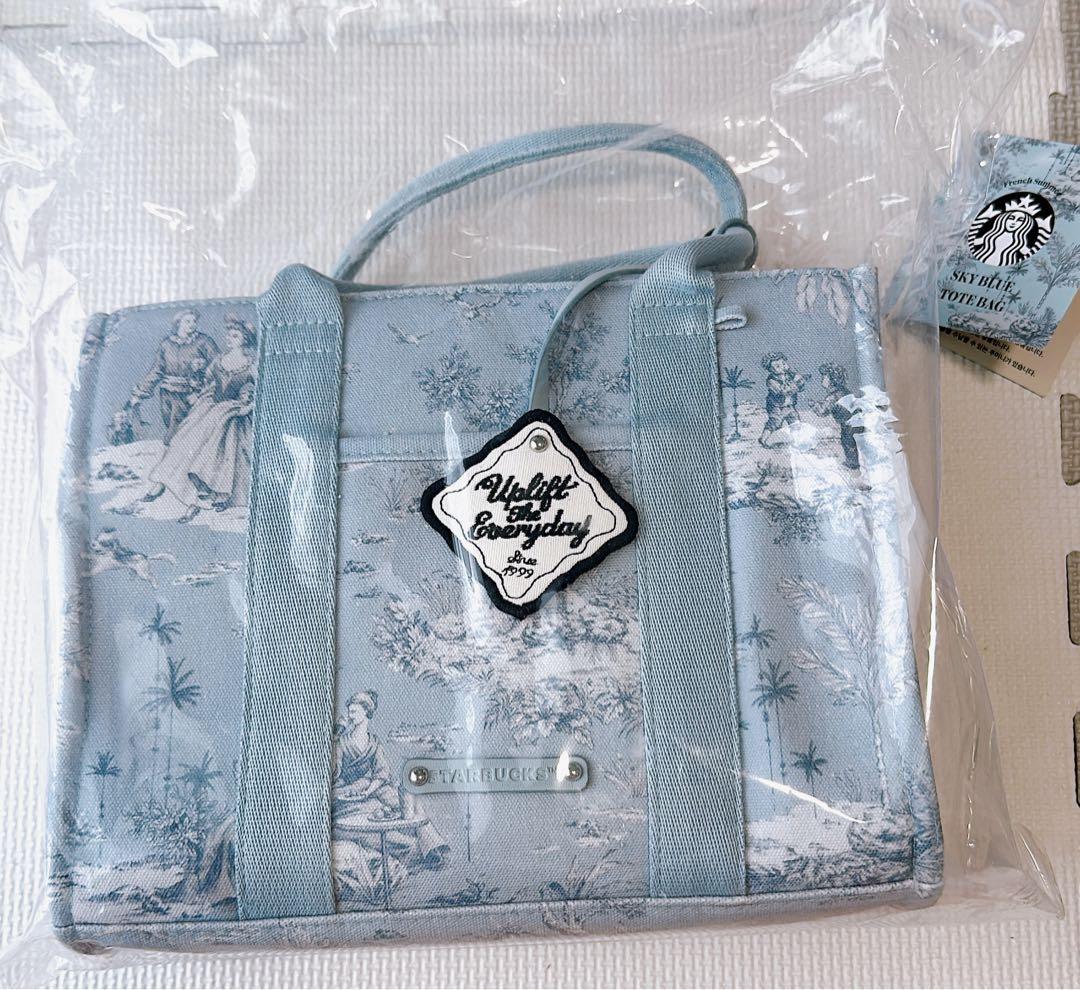 韓国スタバ☆[24サマー] French Summer Picnic Tote Bag 2WAY