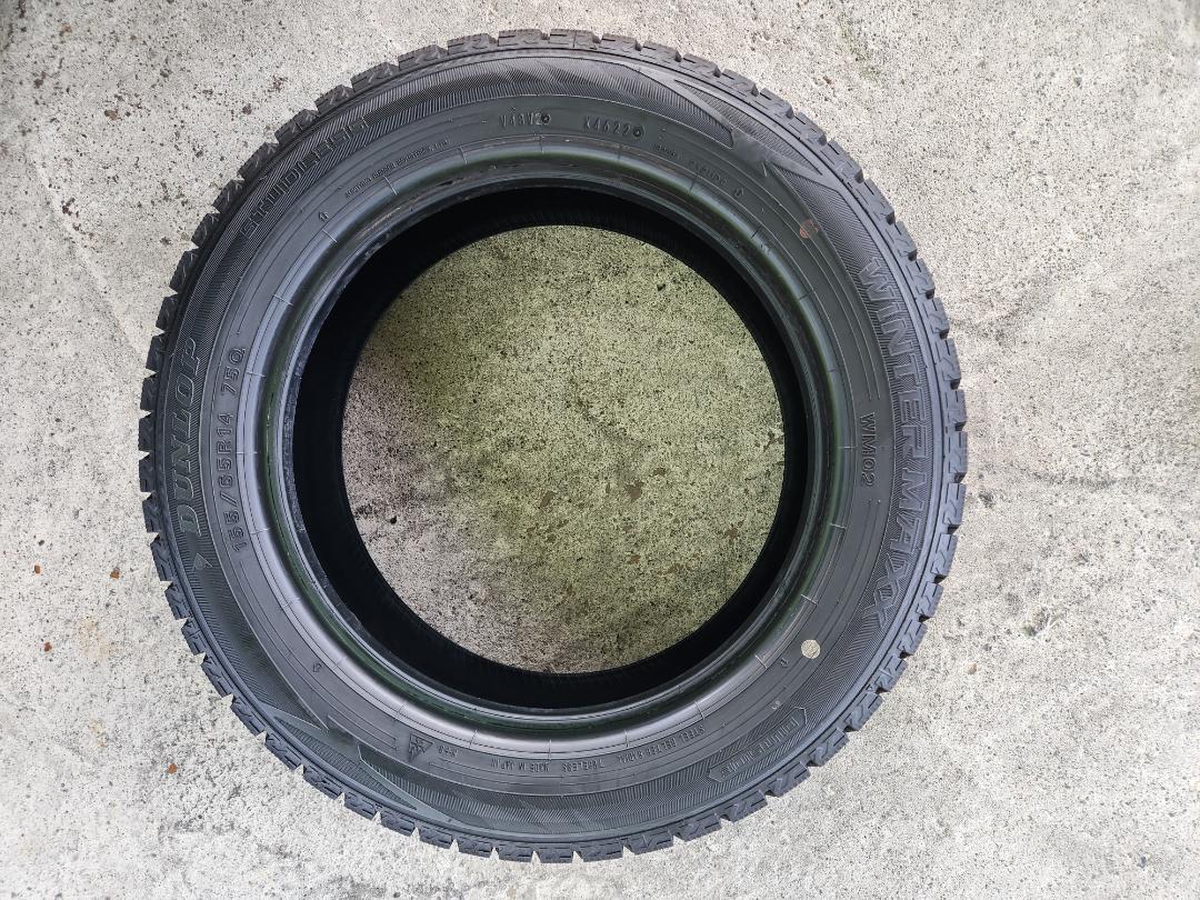 送料込☆2022年製 ダンロップタイヤ 155/65R14 日本製☆2本