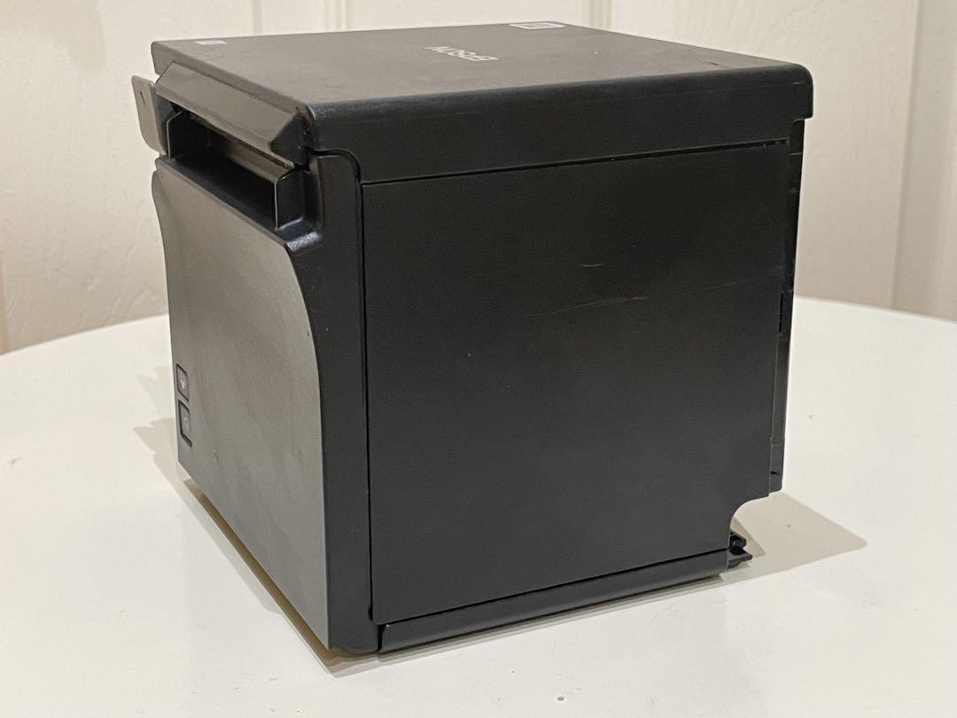 EPSON TM-m30 ブラック レシートプリンター（美品・ACアダプター付)