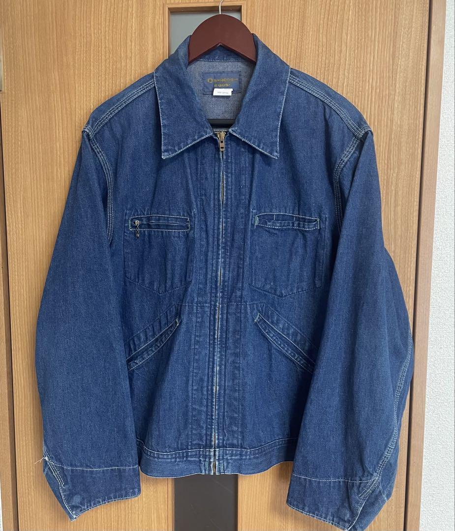 60's OSHKOSH デニムジャケット ブランケット付き /1535 | 古着