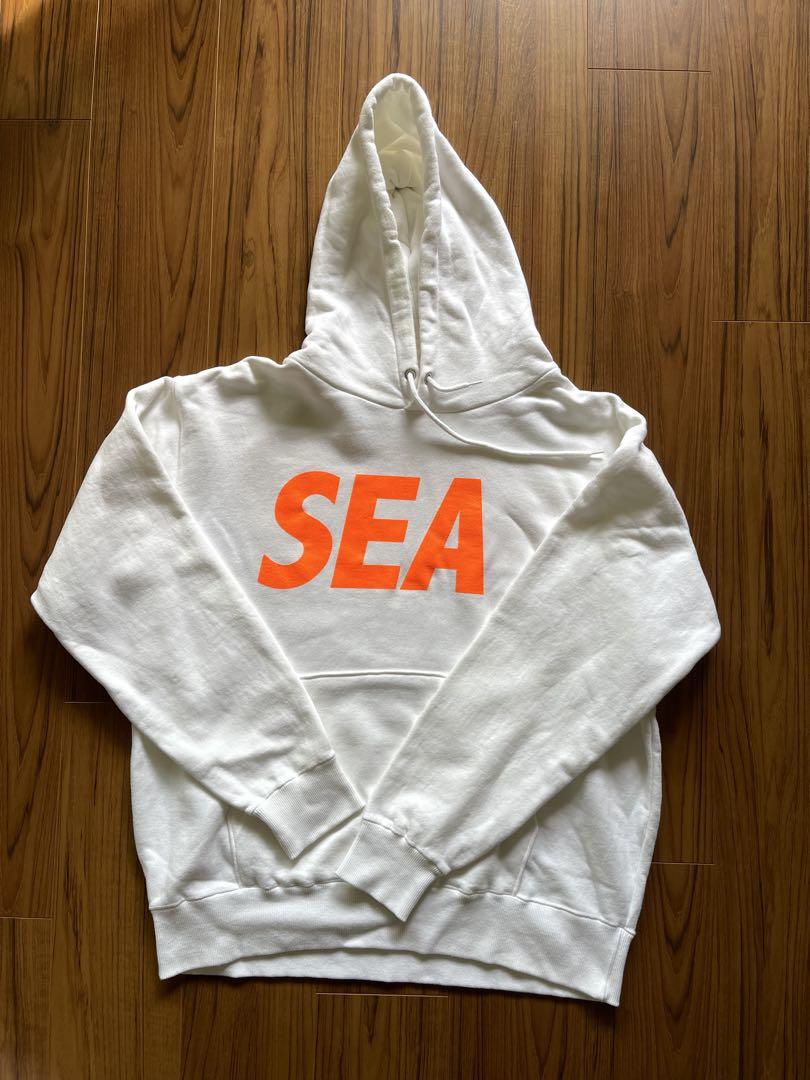 ⭐︎レア⭐︎WIND AND SEA ロゴパーカー　ホワイト　XLサイズ