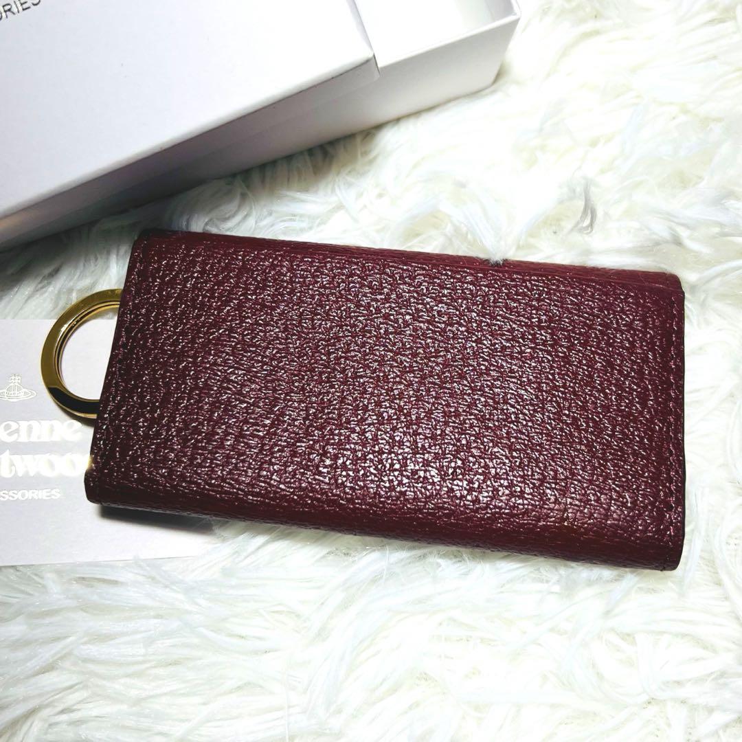 極美品✨ ヴィヴィアンウエストウッド キーケース ワインレッド