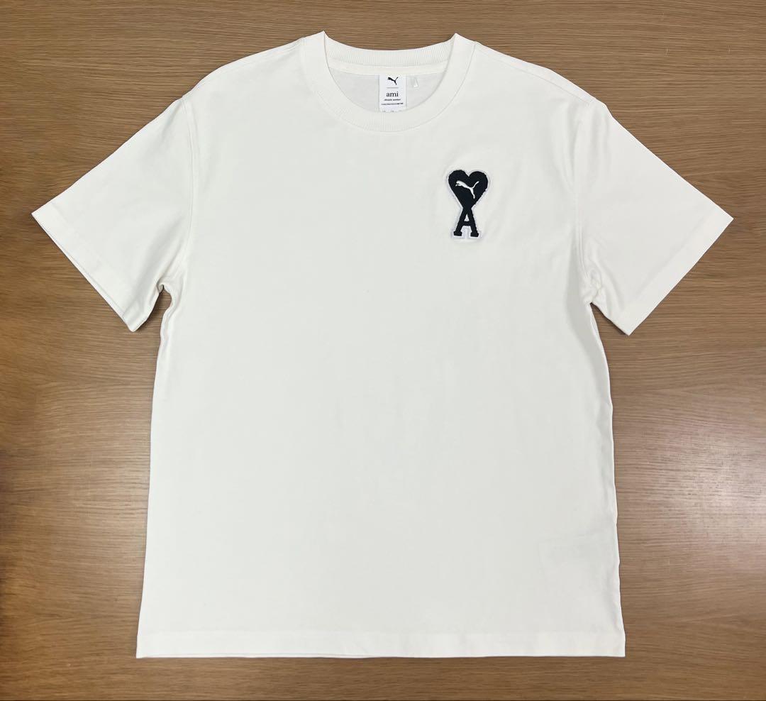 Ami Paris × Puma Tシャツ　アミパリス　プーマ　　M ホワイト