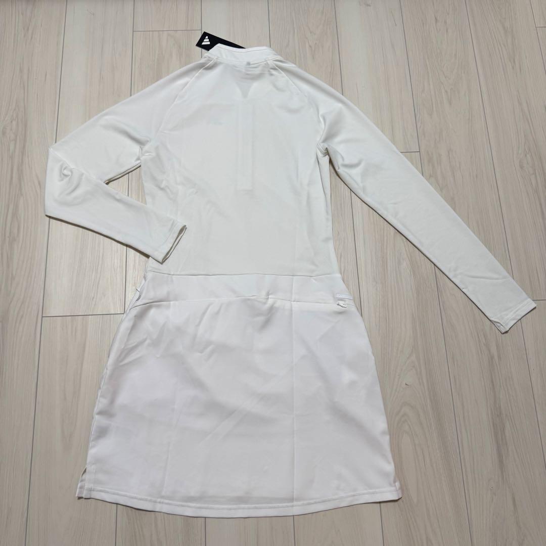アディダス　春夏長袖ワンピース　【新品】Lサイズ　ゴルフウェア　レディース