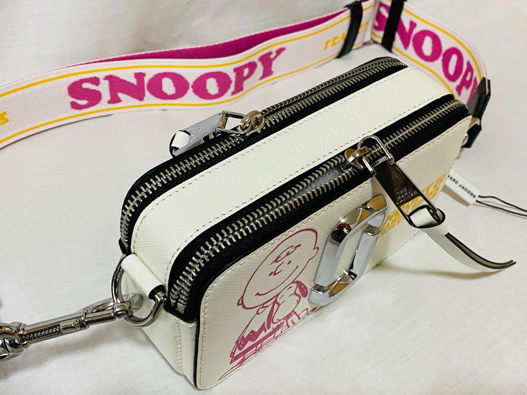 MARC JACOBS×スヌーピー スナップショット カメラバッグ チョーク