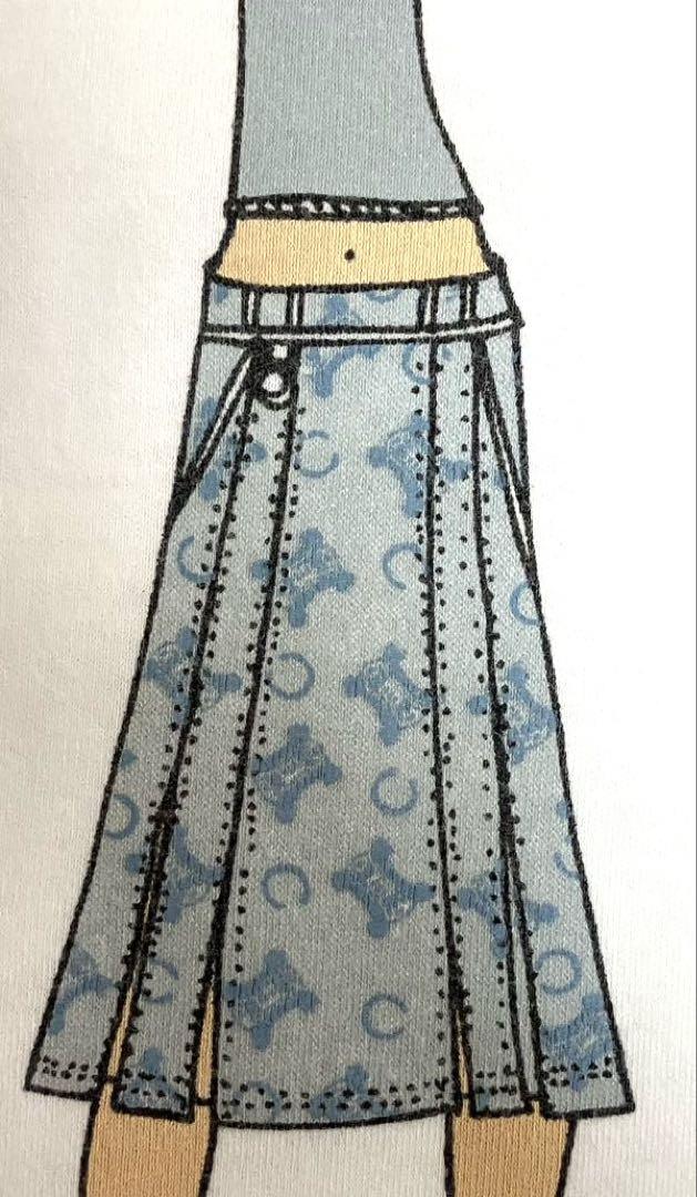 CELINE 半袖Tシャツ レディースMコットン100% ロゴ入り