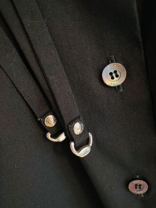 すべて☆ 週末セール GUCCI ブラックシャツ Fnefz-m27359292709 新品未使用 ﹌ラウス