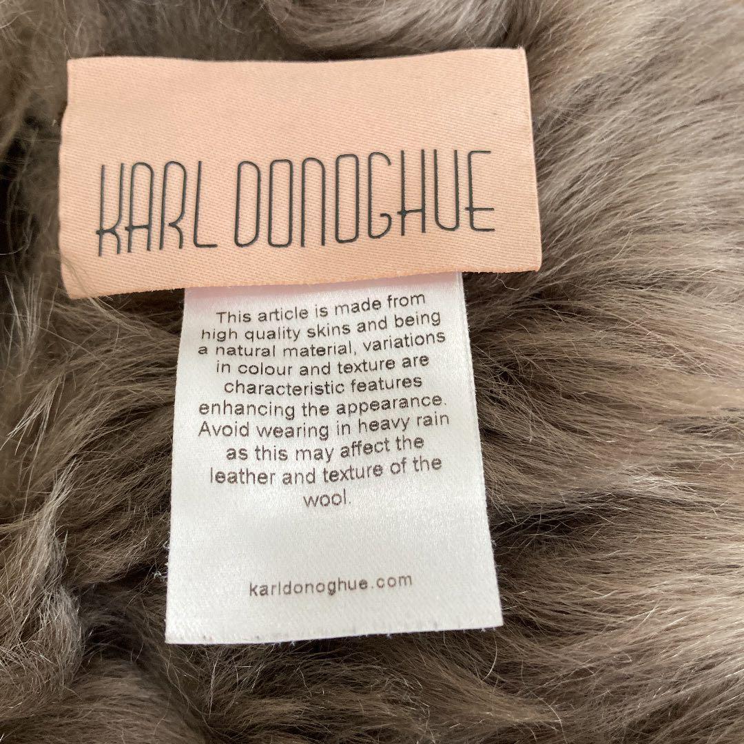 Karl Donoghue カールドノヒュー ラムスキン セミロング ストール