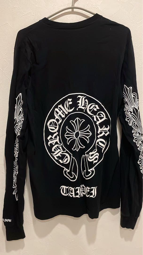 CHROME HEARTS ブラック長袖トレーナー