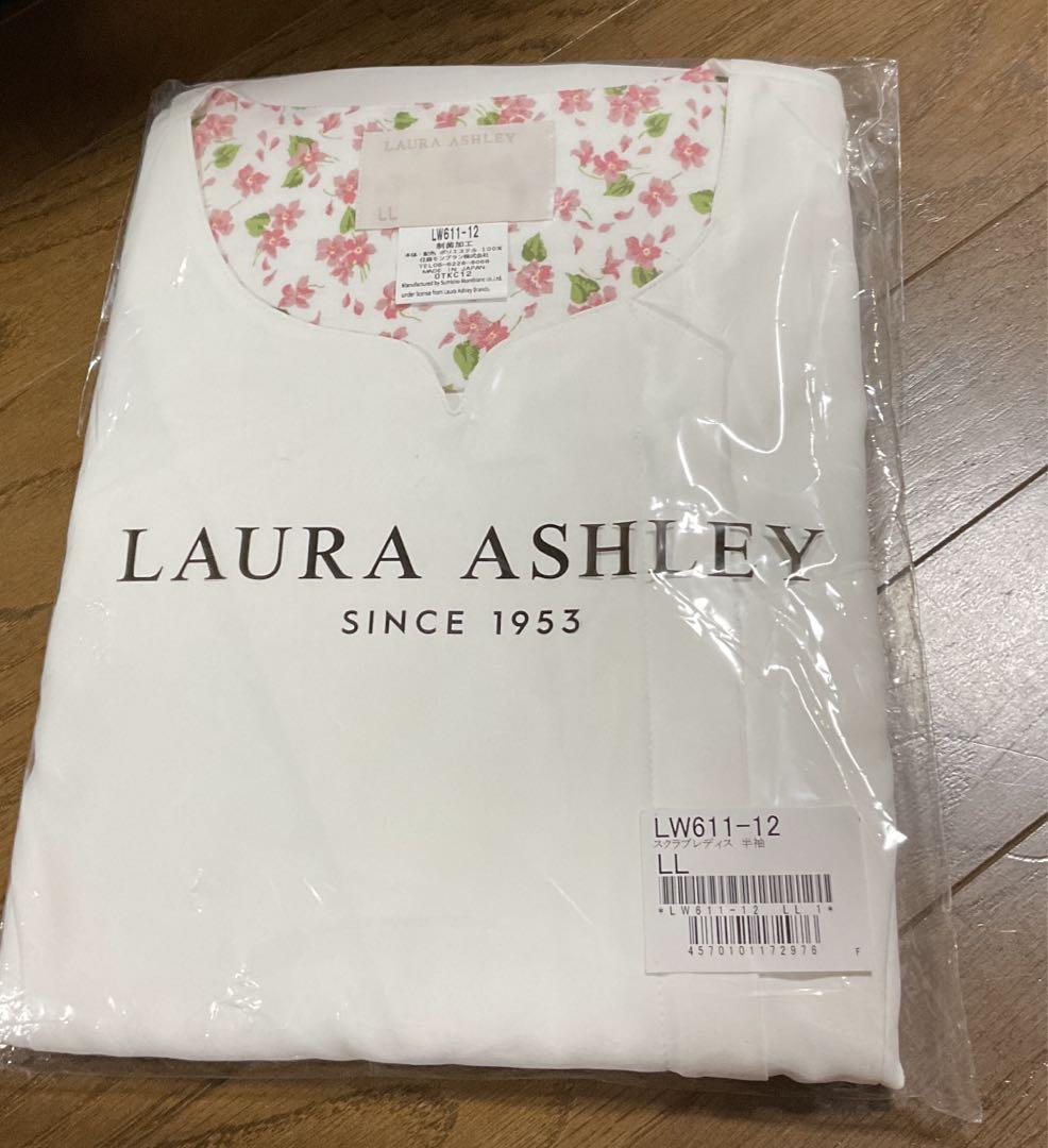 新品　ローラアシュレイ　スクラブレディス　LL